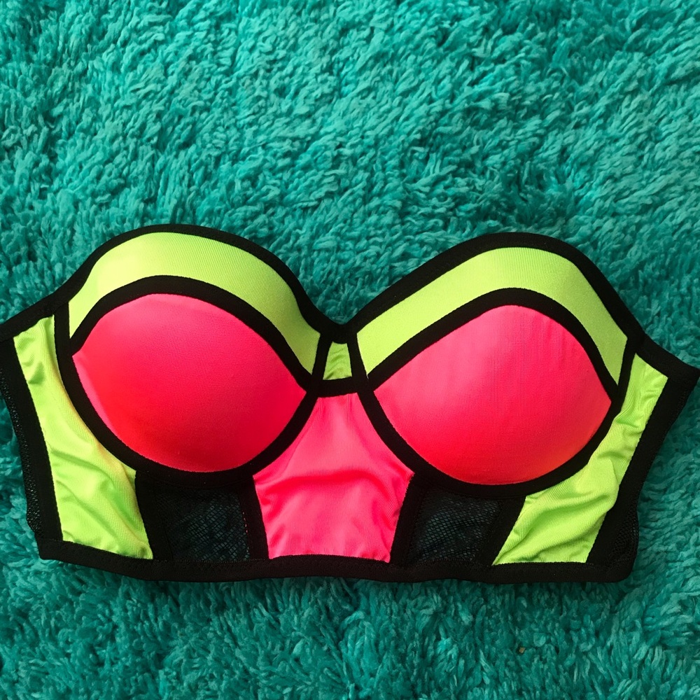 Neon Bustier Top
